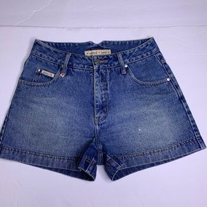 Zana Di Jean Shorts High Rise Denim Blue Jean Vintage Mom Cotton 5/6 90’s style